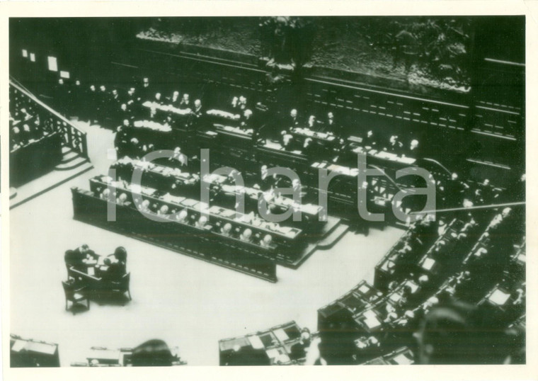 1936 ROMA Seduta del Governo alla Camera dei Deputati *Fotografia