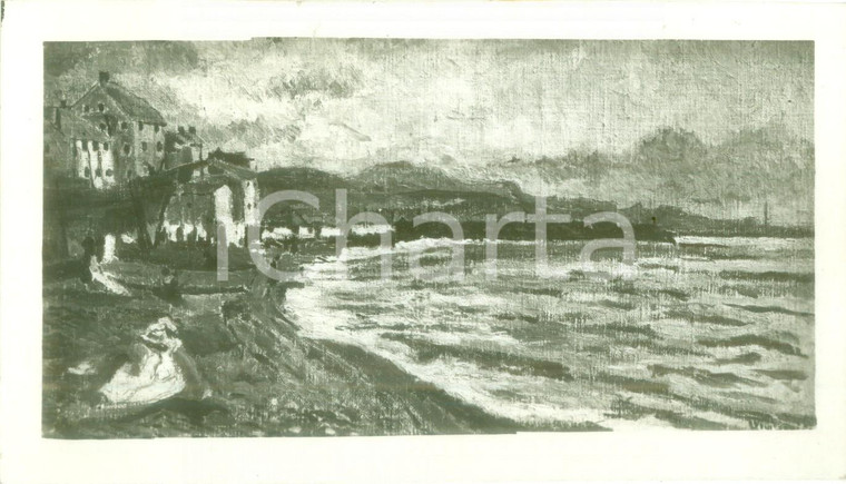 1936 MOSTRE D'ARTE Luigi LEVI Spiaggia *Fotografia coeva del quadro