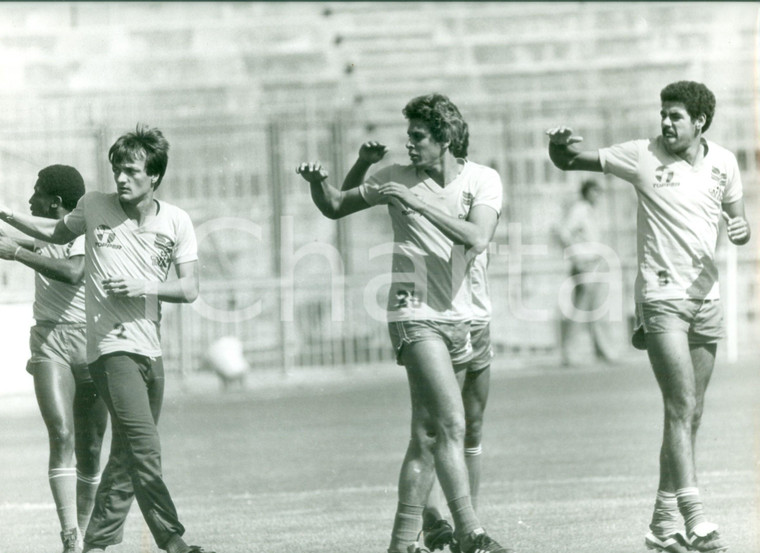 1978 BRASILE Calcio MONDIALI Campioni LEANDRO FILHO e CEREZO si allenano *Foto