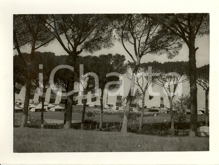 1932 ROMA PIAZZA di SIENA Veduta Campo MUSSOLINI per avanguardisti estero *Foto