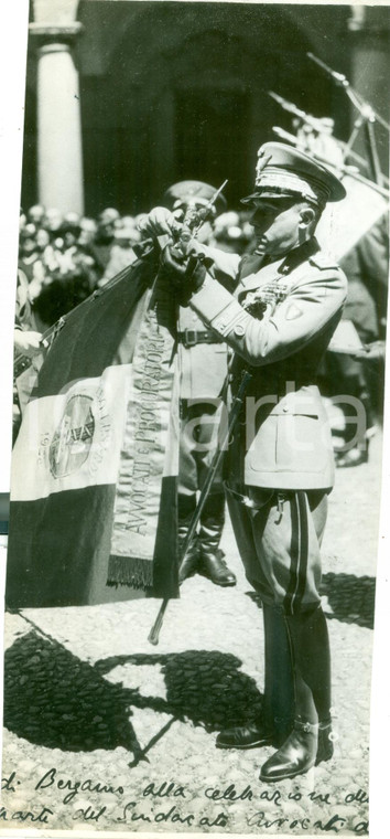 1937 MILANO Duca di BERGAMO labaro Sindacato Avvocati Procuratori *FOTOGRAFIA