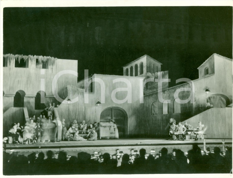 1937 MILANO Estate Musicale Teatro Prima della CARMEN Georges BIZET *Fotografia