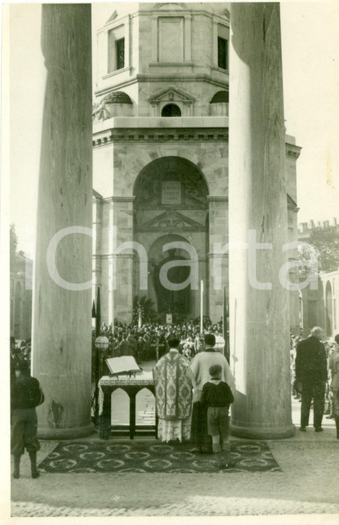 1932 MILANO SANT'AMBROGIO Messa per i Caduti al Monumento *Fotografia
