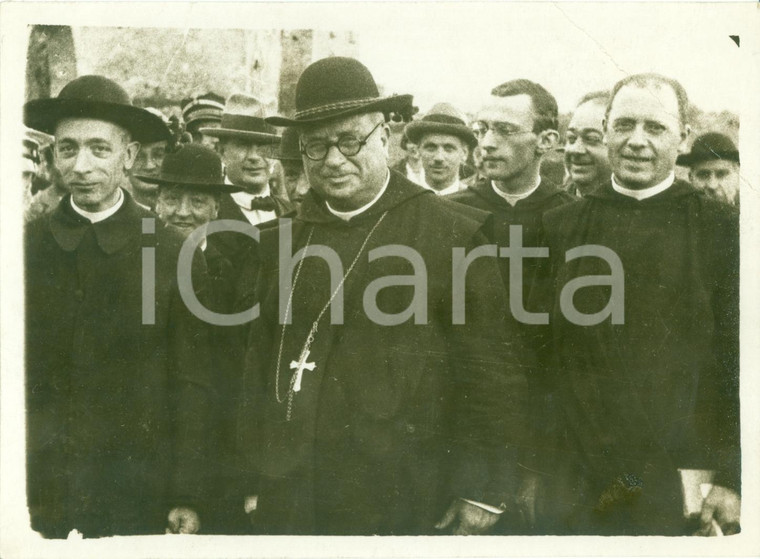 1929 CASTEL SAN VINCENZO (IS) Card. Ildefonso SCHUSTER Mons. Gregorio IV DIAMARE