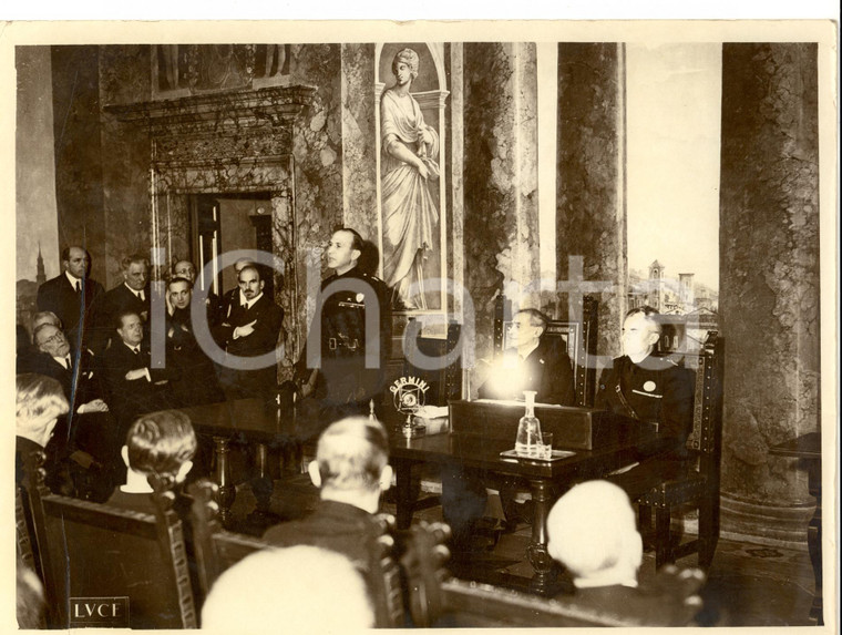 1937 ROMA Accademia d'Italia - Dino ALFIERI commemora Luigi PIRANDELLO *Foto