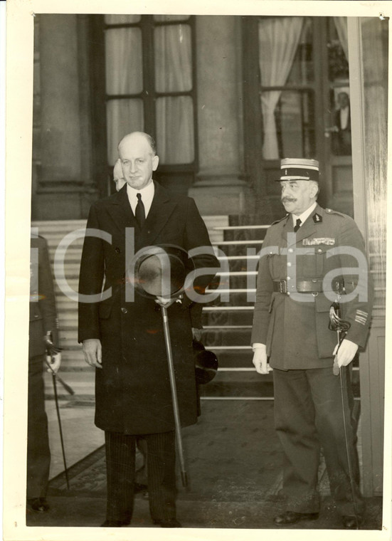 1940 PARIGI (F) Sumner WELLES inviato AMERICANO all'uscita dell'Eliseo *Foto