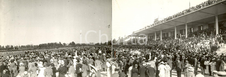 1934 MILANO IPPICA SAN SIRO Gran Premio MILANO Veduta pubblico *Foto DOPPIA