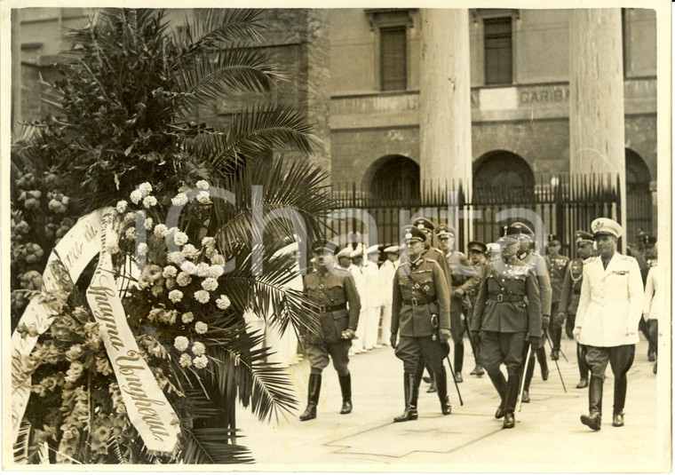 1939 MILANO Missioni estere rendono omaggio al Monumento ai Caduti *Fotografia