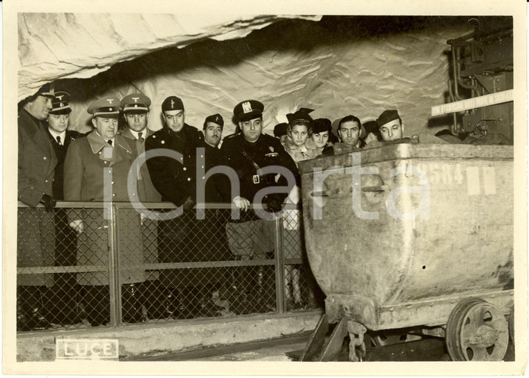 1939 ROMA Walter FUNK Ministro e Achille STARACE Mostra Autarchica Minerale Foto