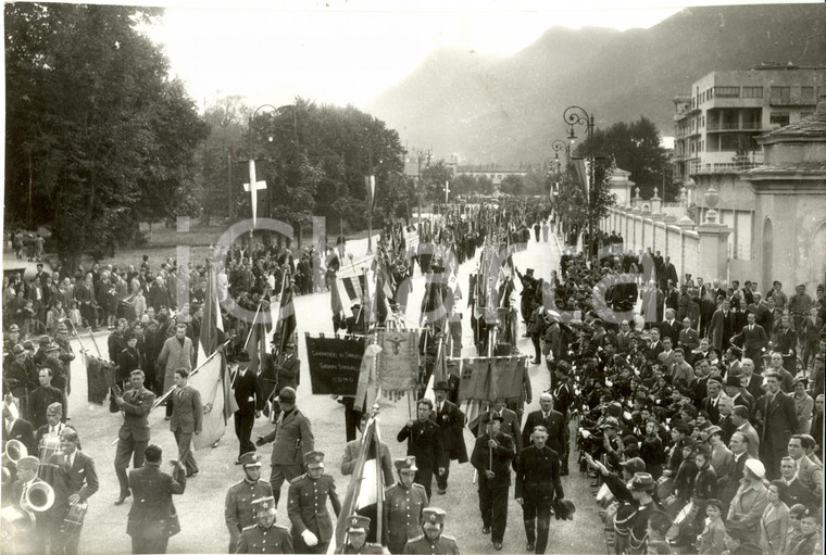 1933 COMO Corteo Combattenti sfila per la città - GRANATIERI SARDEGNA *Foto