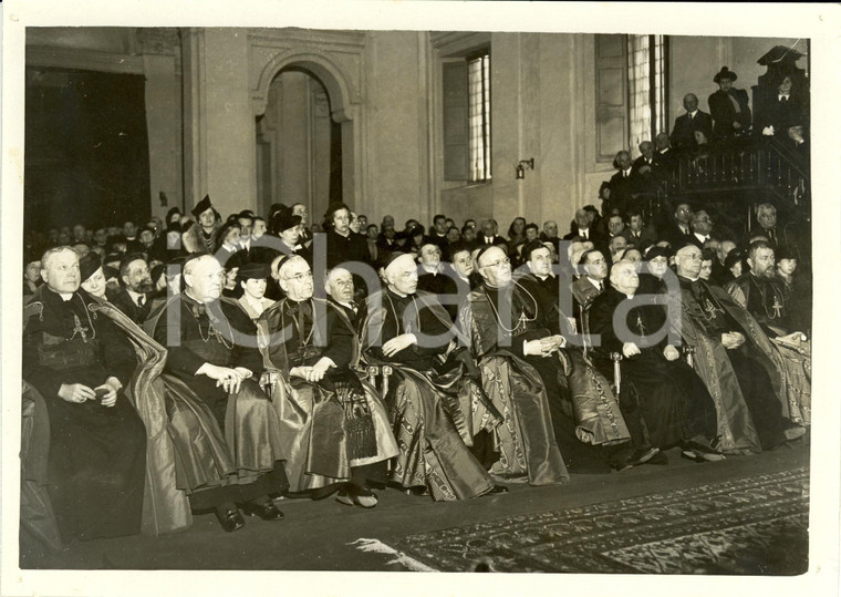 1938 ROMA Carlo SALOTTI e altri cardinali concerto Lorenzo PEROSI *Fotografia