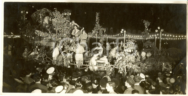 1933 NAPOLI Festa PIEDIGROTTA Giardini e Canzoni Dopolavoro ferrotranvieri *Foto