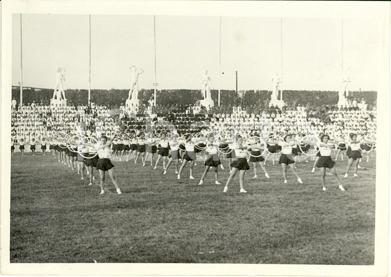 1938 ROMA Foro MUSSOLINI Saggio ginnico insegnanti scuole medie *Fotografia