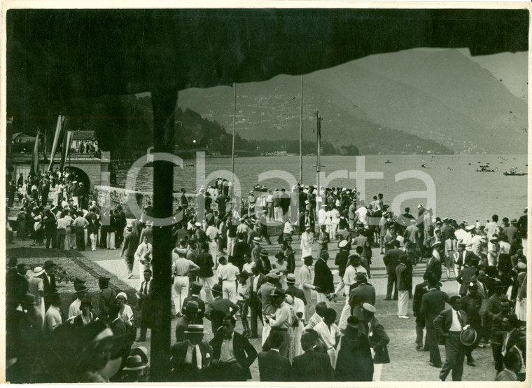 1940 ca COMO Gare canottaggio per Campionato Nazionale sul lago *Fotografia