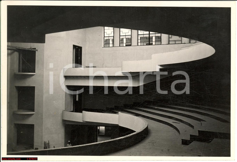 1935 Bengasi LIBIA Cirenaica *lavori nuovo teatro FOTO