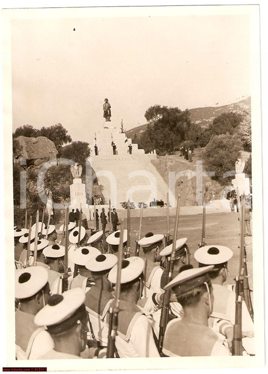 1938 Ajaccio La France Honore Napoléon, monument Marine
