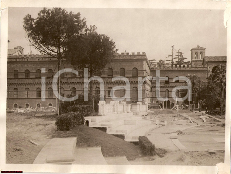 1932 Roma Opere edili al Vittoriano *Foto Architettura