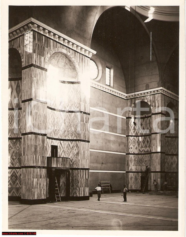 1935 BENGASI Interno della Cattedrale - VERA FOTO