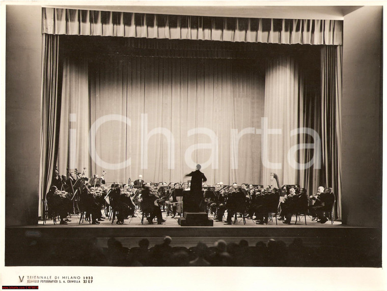 1933 Quinta TRIENNALE DI MILANO Concerto - vera foto