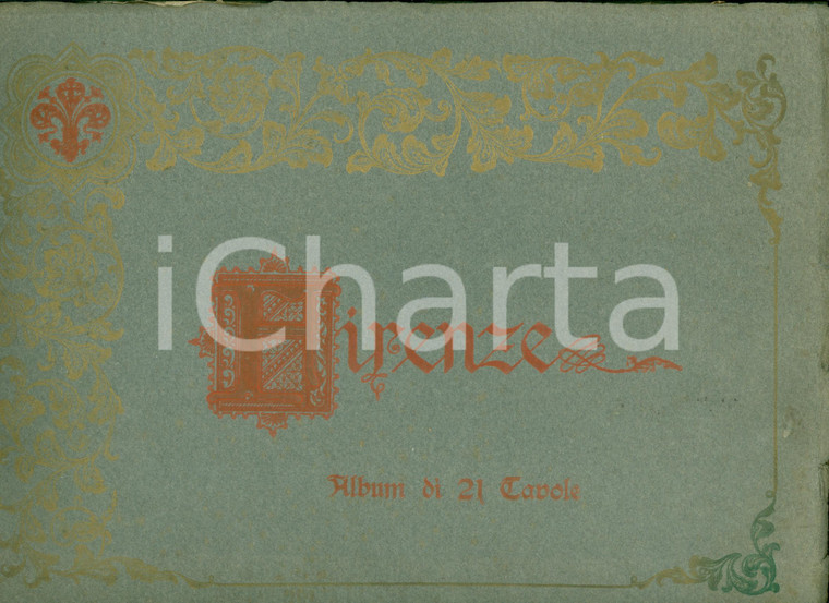 1935 ca FIRENZE Album di 21 tavole quadri Gallerie UFFIZI e PITTI