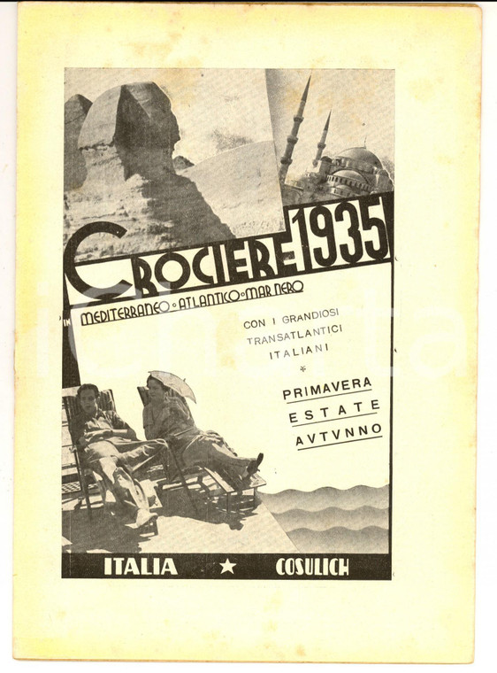 1935 ROMA Teatro AUGUSTEO Concerto orchestrale diretto da Bernardino MOLINARI