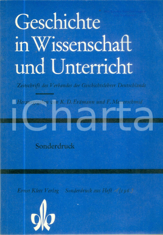 1969 Horst BRAUNERT Der Ausbruch des Kampfes zwischen Athen und Sparta