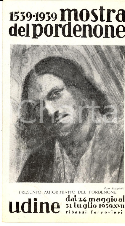 1939 UDINE Mostra dipinti pittore PORDENONE illustrato