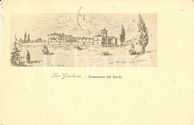 1955 DESENZANO DEL GARDA (BS) Panorama SAN GIROLAMO FP