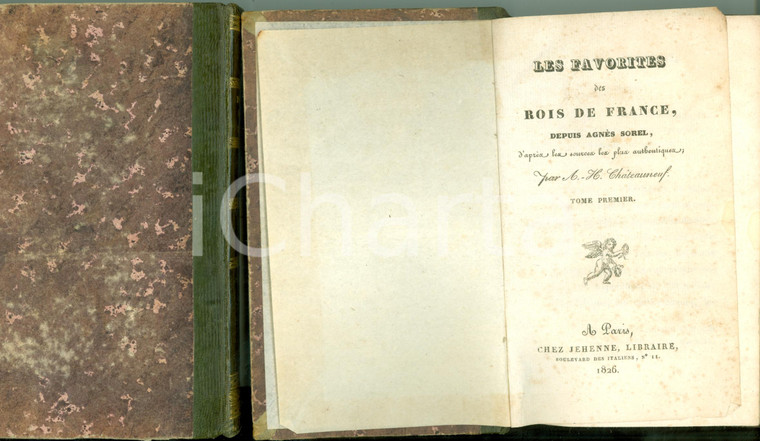 1826 Agricol-Hippolyte CHATEAUNEUF Favorites des ROIS DE FRANCE 2 tomi PRIMA ED.