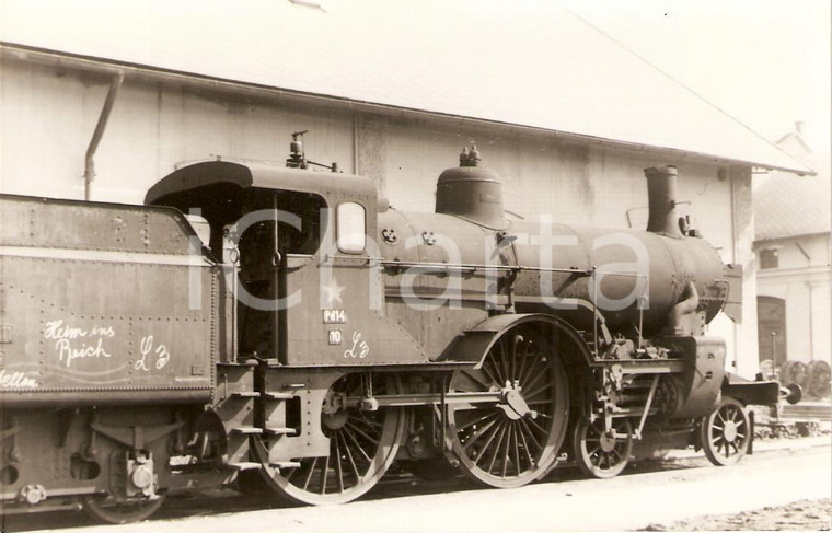 1970 ca POLONIA Polskie Koleje Panstwowe PKP Locomotiva Pd1410 rshl EF Cartolina