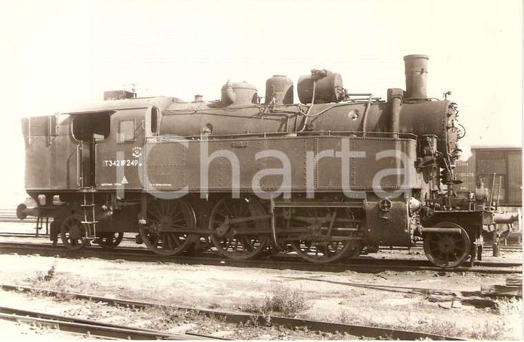 1970 ca UNGHERIA (?) Locomotiva a vapore CCCP T342 n.249 SLEZAK *Cartolina FP NV