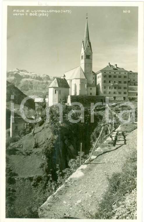 1940 ca PIEVE DI LIVINALLONGO (BL) Chiesa parrocchiale *Cartolina postale FP NV