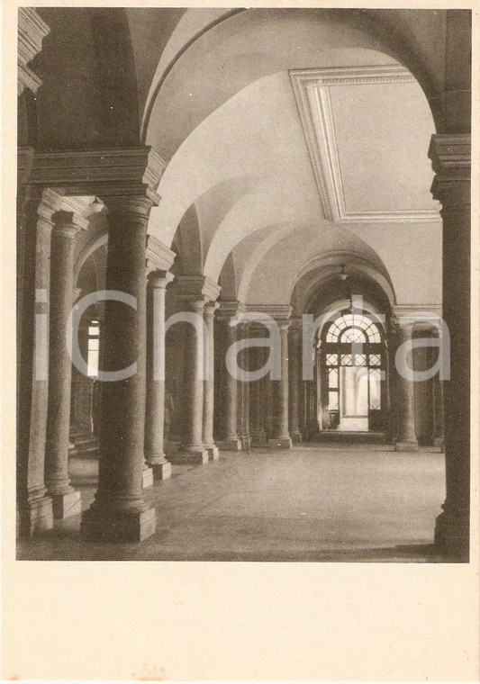 1945 ca POLITECNICO DI MILANO Via Leonardo da Vinci Atrio *Cartolina FG NV