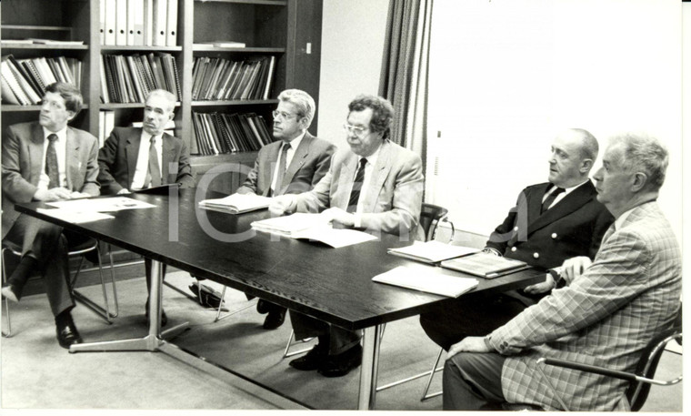 1990 ALSACE (F) Robert CHAPUIS con membri del Consiglio Accademico *Fotografia