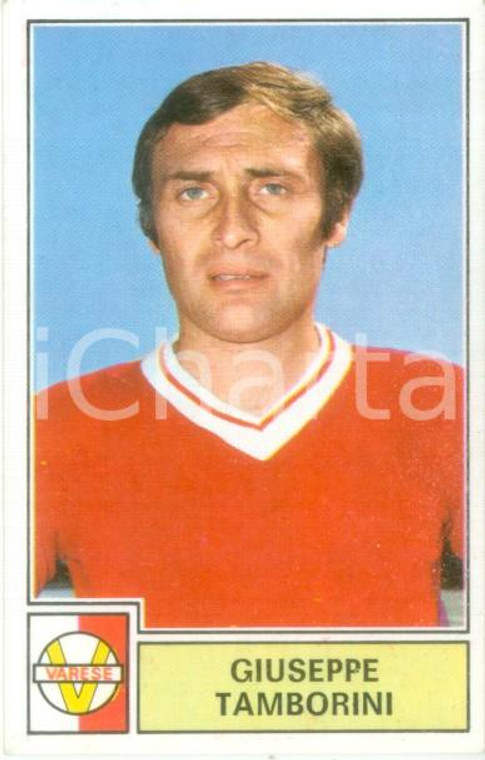 PANINI - CALCIATORI 1971 - 1972 Figurina Giuseppe TAMBORINI Serie A VARESE