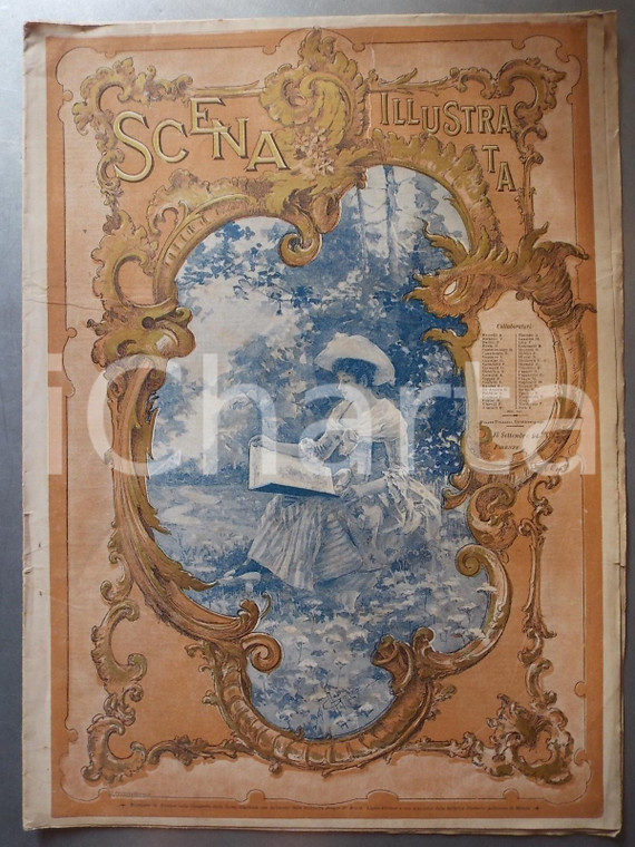 1894 SCENA ILLUSTRATA Il teatro di Felice GOVEAN *Rivista anno XXX n° 31