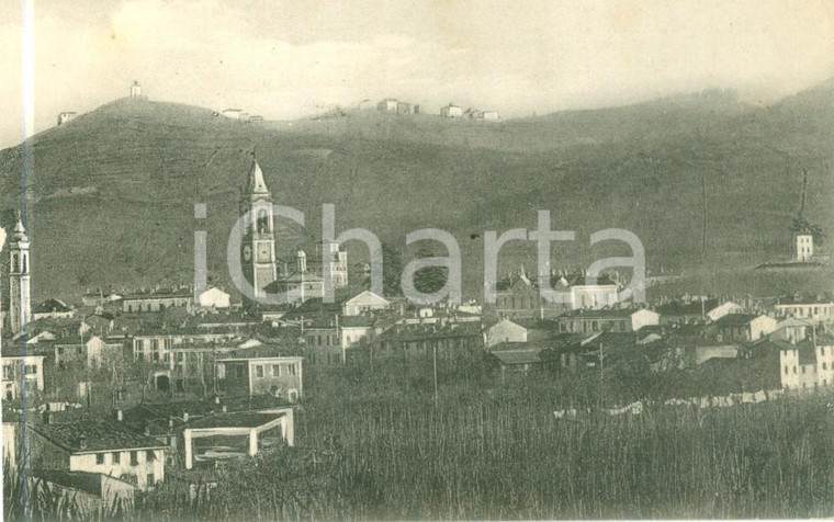 1930 ca BRONI (PV) Panorama con la chiesa *Fotografia GAZZANIGA