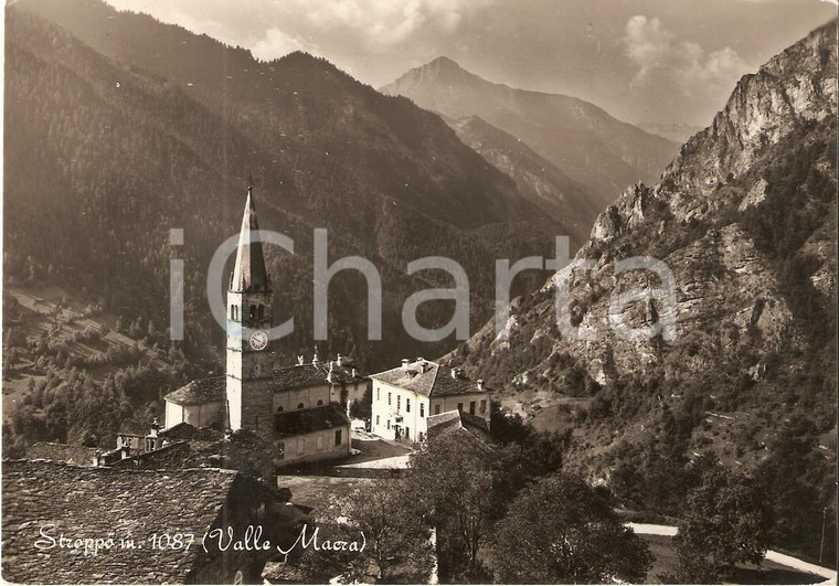 1956 STROPPO (CN) Panorama Valle Macra *Cartolina FG VG