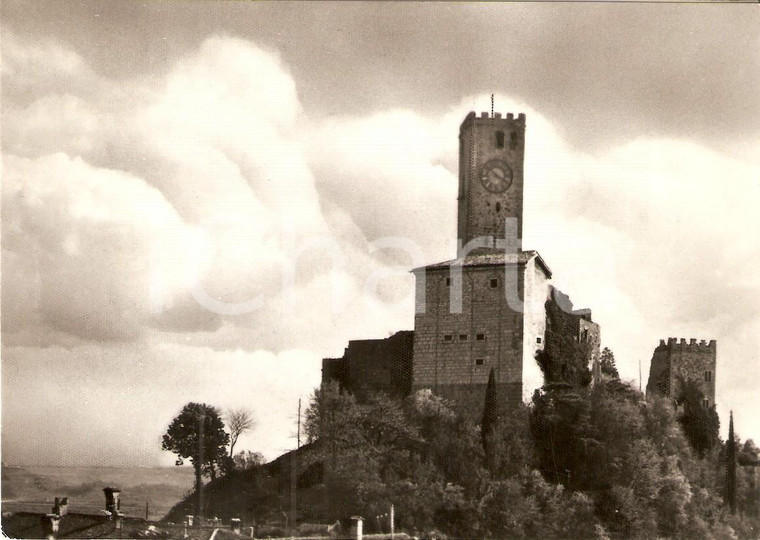 1958 GEMONA DEL FRIULI (UD) Panorama del Castello *Cartolina FG VG