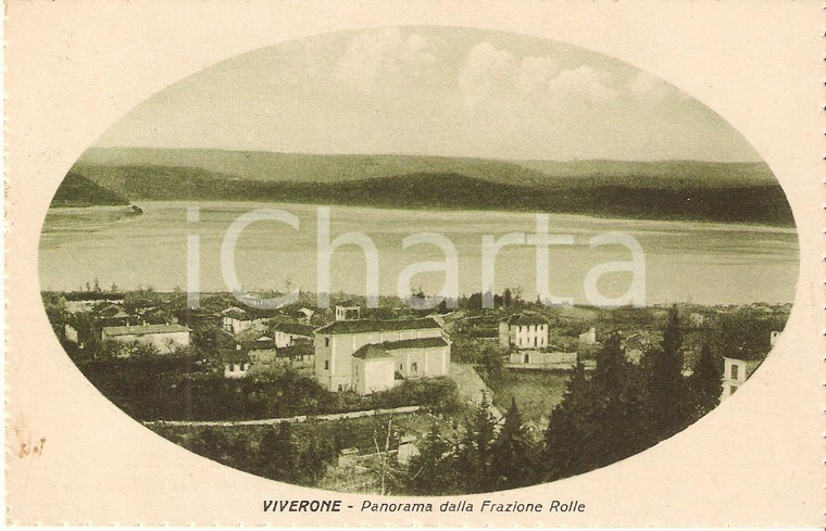 1934 VIVERONE (BI) Panorama della Frazione ROLLE *Cartolina FP VG