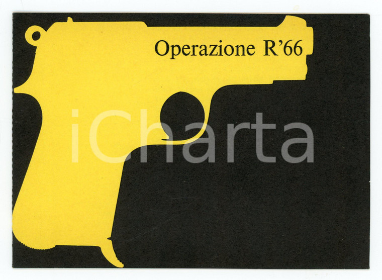 1966 MILANO GARZANTI EDITORE Operazione collana R66 *Biglietto pubblicitario