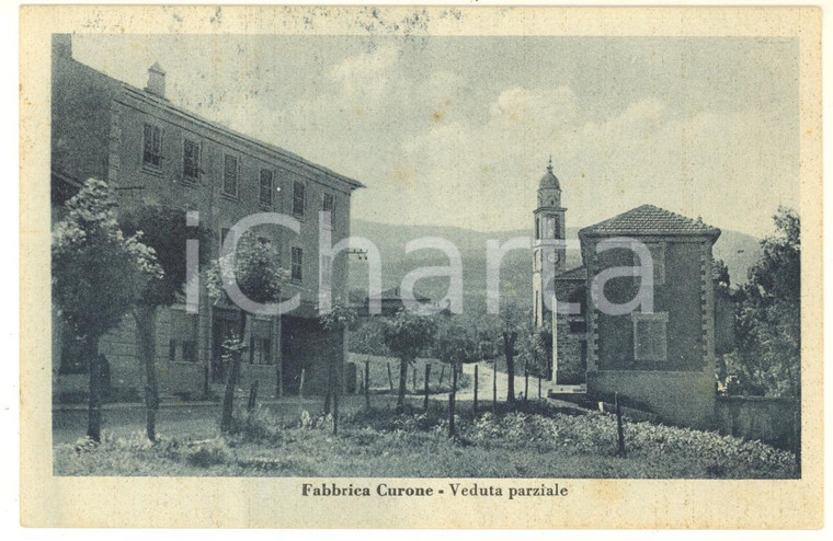 1930 ca FABBRICA CURONE (AL) Veduta parziale del paese *Cartolina FP NV
