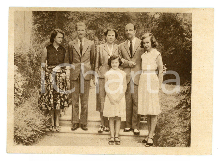 1950 ca PARTITO MONARCHICO Cartolina famiglia SAVOIA *Vota PATTARINI MARMIROLI
