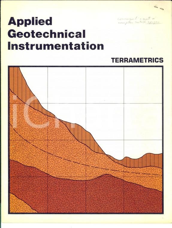 1970 ca GOLDEN (USA) TERRAMETRICS Applied Geotechnical Instrumentation *Catalog