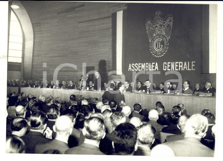 1961 ROMA Furio CICOGNA eletto nuovo presidente di Confindustria *Foto 18x13 cm