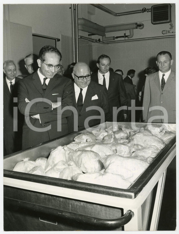 1966 SANGUINETTO (VR) Emilio COLOMBO all'inaugurazione stabilimento KNORR *Foto