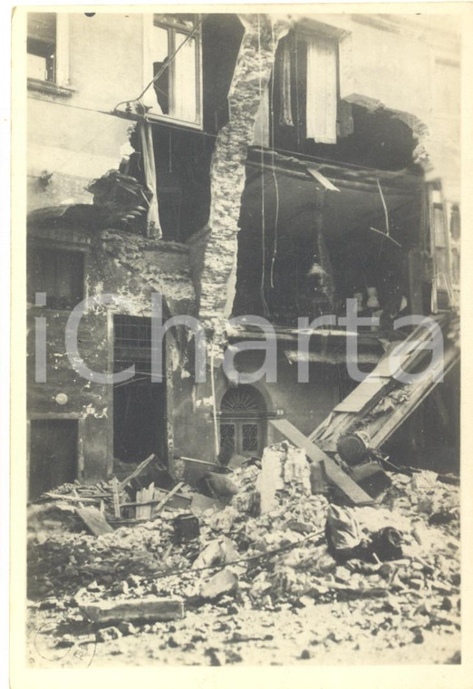 1918 WW1 PADOVA Bombardamenti austriaci - Corso Vittorio Emanuele II 1-3 - Foto