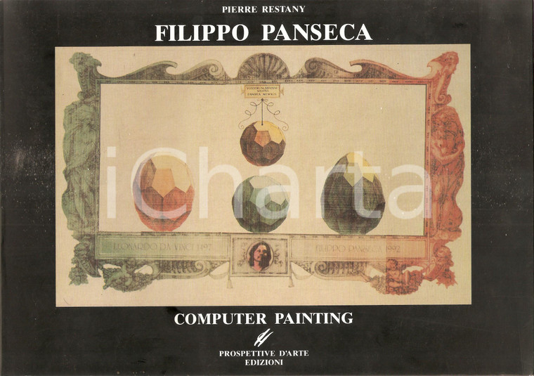 1992 MILANO Spazio prospettive Mostra Filippo PANSECA Computer painting Catalogo