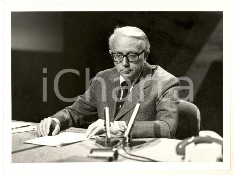 1985 ca ca RAI UNO - FILM DOSSIER Ritratto del giornalista Enzo BIAGI - Foto