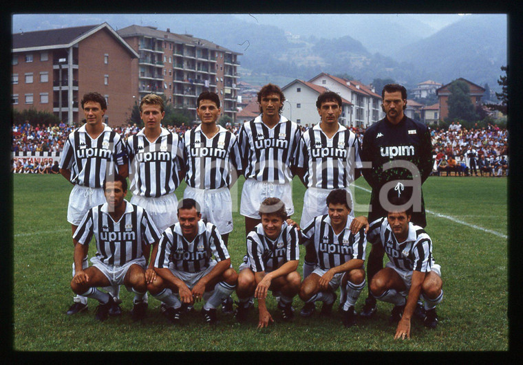 35mm vintage slide* 1989 VILLAR PEROSA JUVENTUS A vs B 5-0-Formazione JUVENTUS A